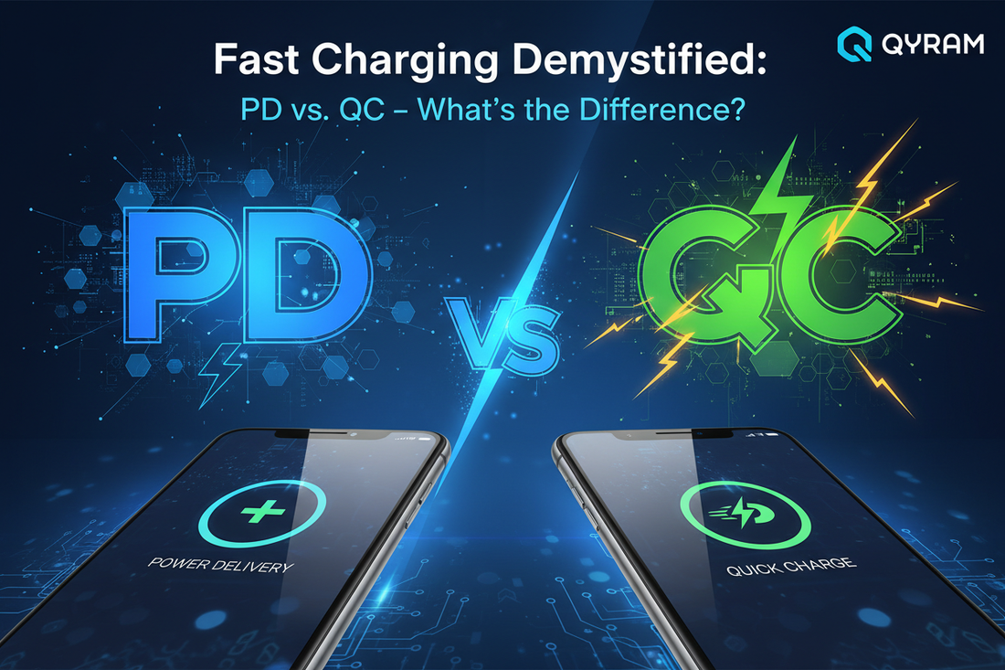Fast Charging Demystified: PD vs. QC – What’s the Difference?
