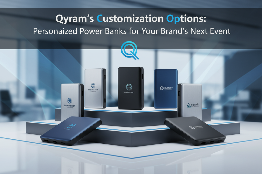 Qyram’s Customization Options: Personalized Power Banks for Your Brand’s Next Event