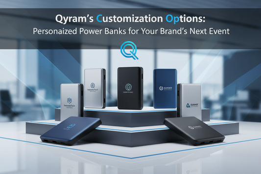 Qyram’s Customization Options: Personalized Power Banks for Your Brand’s Next Event