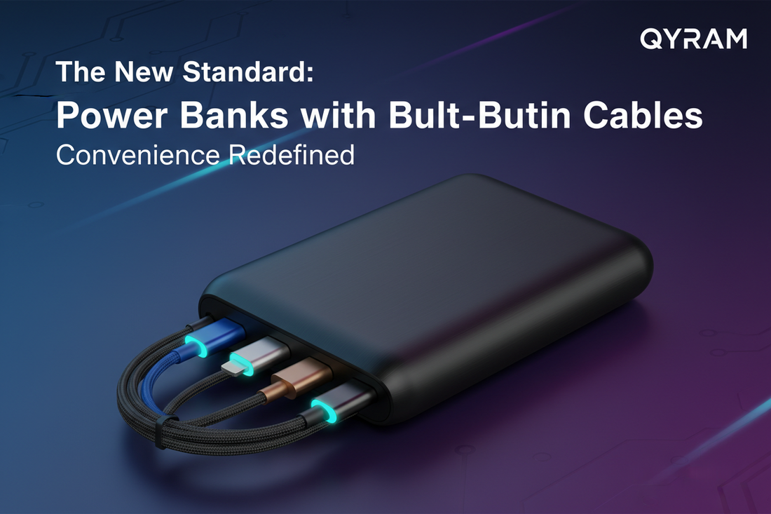 The New Standard: Power Banks with Built-in Cables – Convenience Redefined