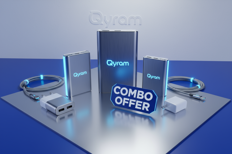 Qyram Combo Deals – Power Banks, Adapters, and Cables Flash Sale in Dubai