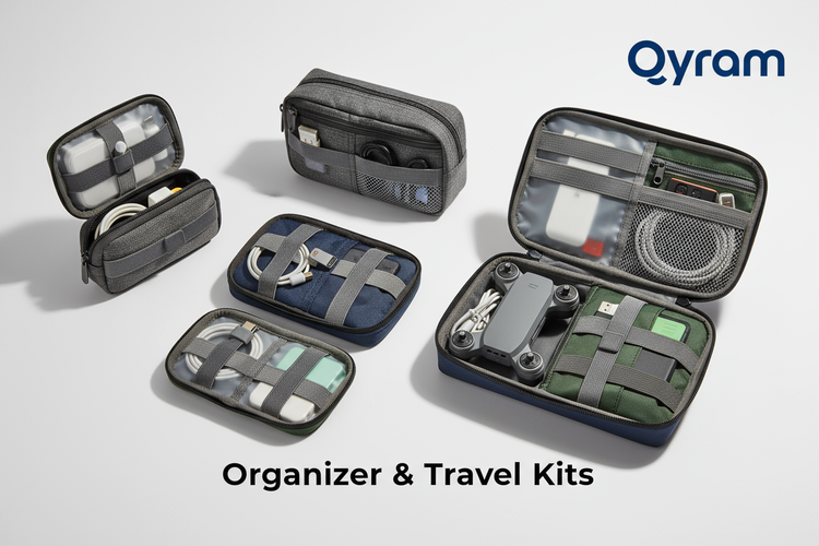 Travel Tech Organizer Pouch Opened