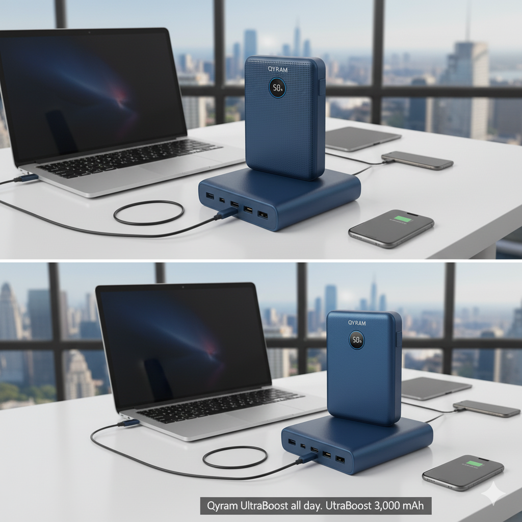 Buy Power Bank in Dubai,Best Power bank in Dubai,Qyram power bank,Power Bank.