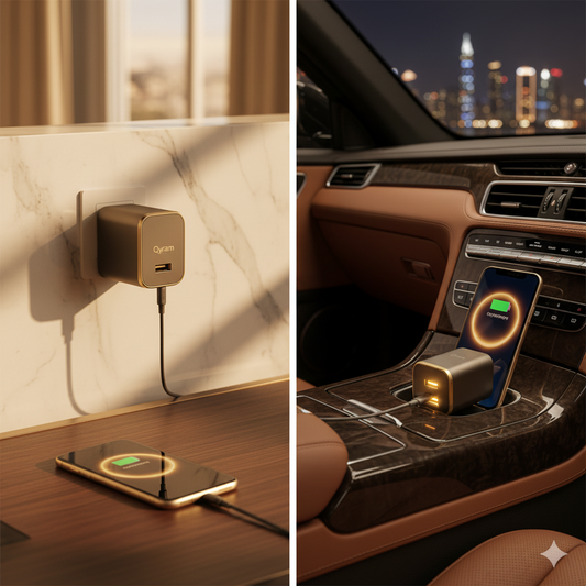 Home & Car Charging Duo (Wall Adapter + Car Charger)