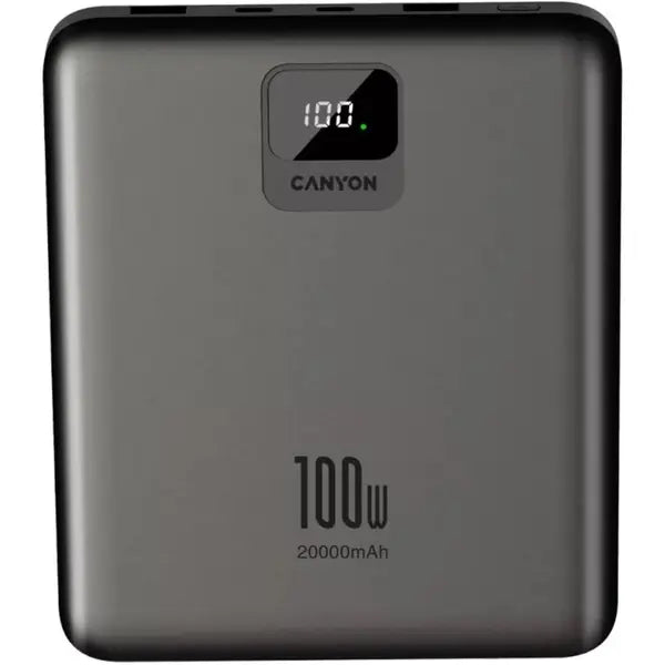 Canyon Power Bank 20000mAh Dark Grey – CNE-CPB2008DG